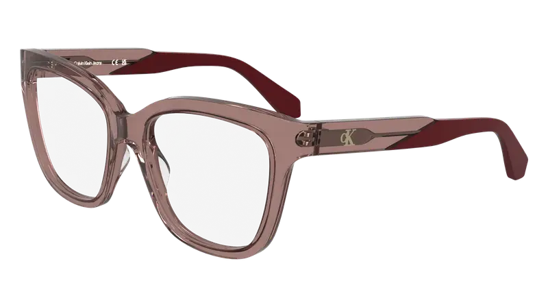 Calvin Klein Donna CKJ25616 605 Montature da vista Acetato Bordeaux  Farfalla Normale