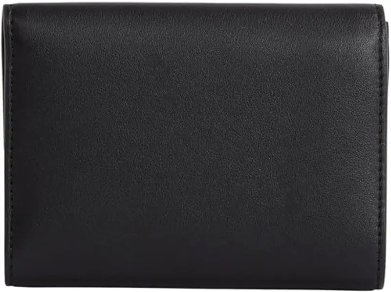 Calvin Klein Donna Portafoglio Sculpted Medium Trifold Pieghevole, Nero (Black), Taglia Unica miniatura 2