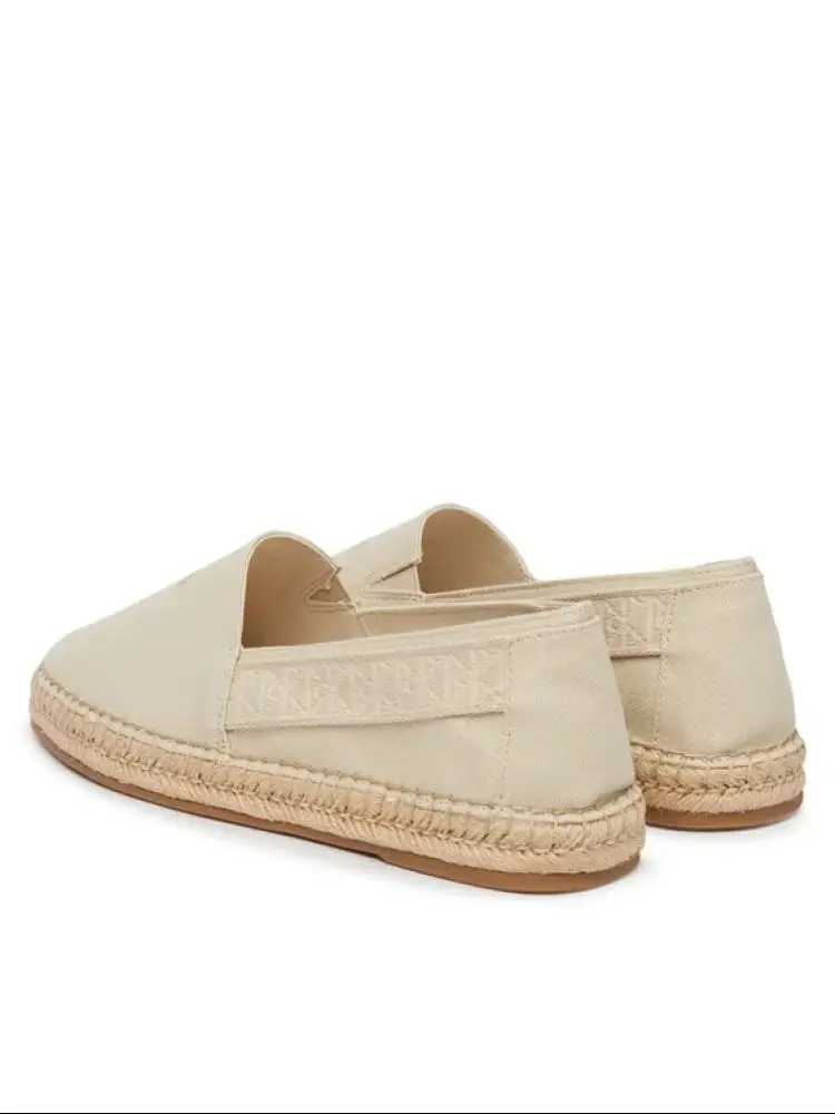espadrillas beige uomo logo sul davanti miniatura 2