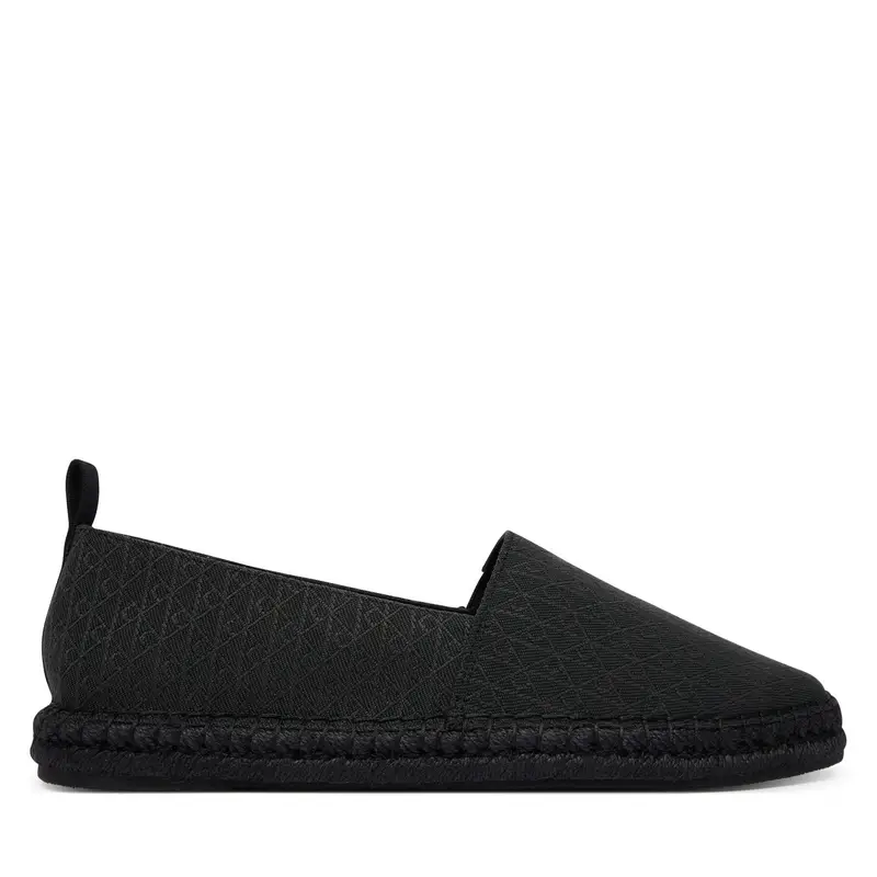 Espadrillas Calvin Klein Espadrille Aop Cv HM0HM02231 Nero