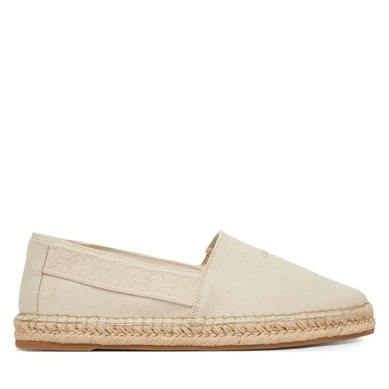 Espadrillas Calvin Klein Espadrille Webbing Cv HM0HM02075 Écru Écru