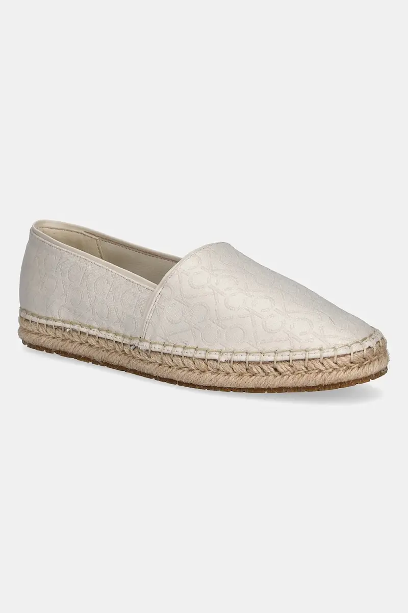 espadrillas FLAT ESPADRILLE - JACQ colore beige HW0HW02467
