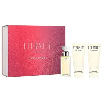 Eternity Set regalo da donna EDP 100 ml + lozione corpo 100 ml + miniatura EDP 10 ml