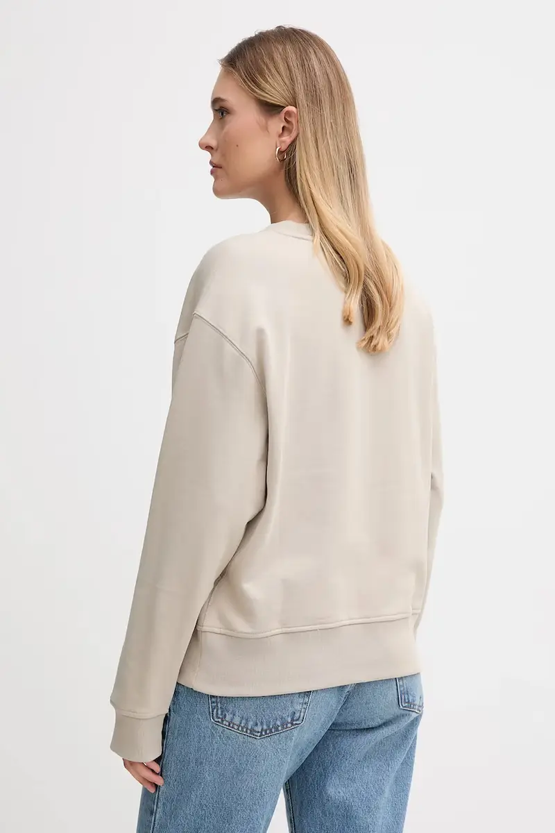 felpa donna colore beige LV044D203G miniatura 2