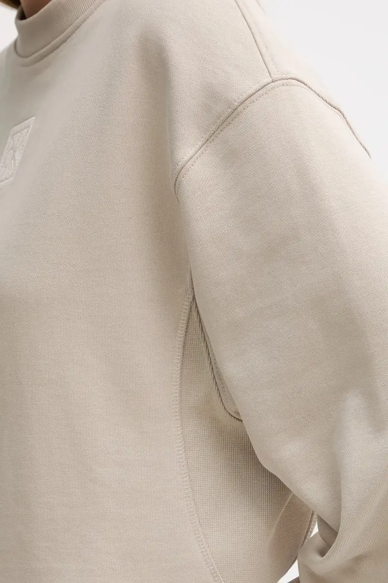 felpa donna colore beige LV044D203G miniatura 5