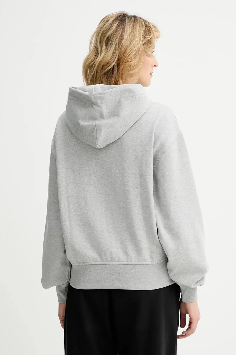 felpa donna colore grigio con cappuccio LV044D204G miniatura 3