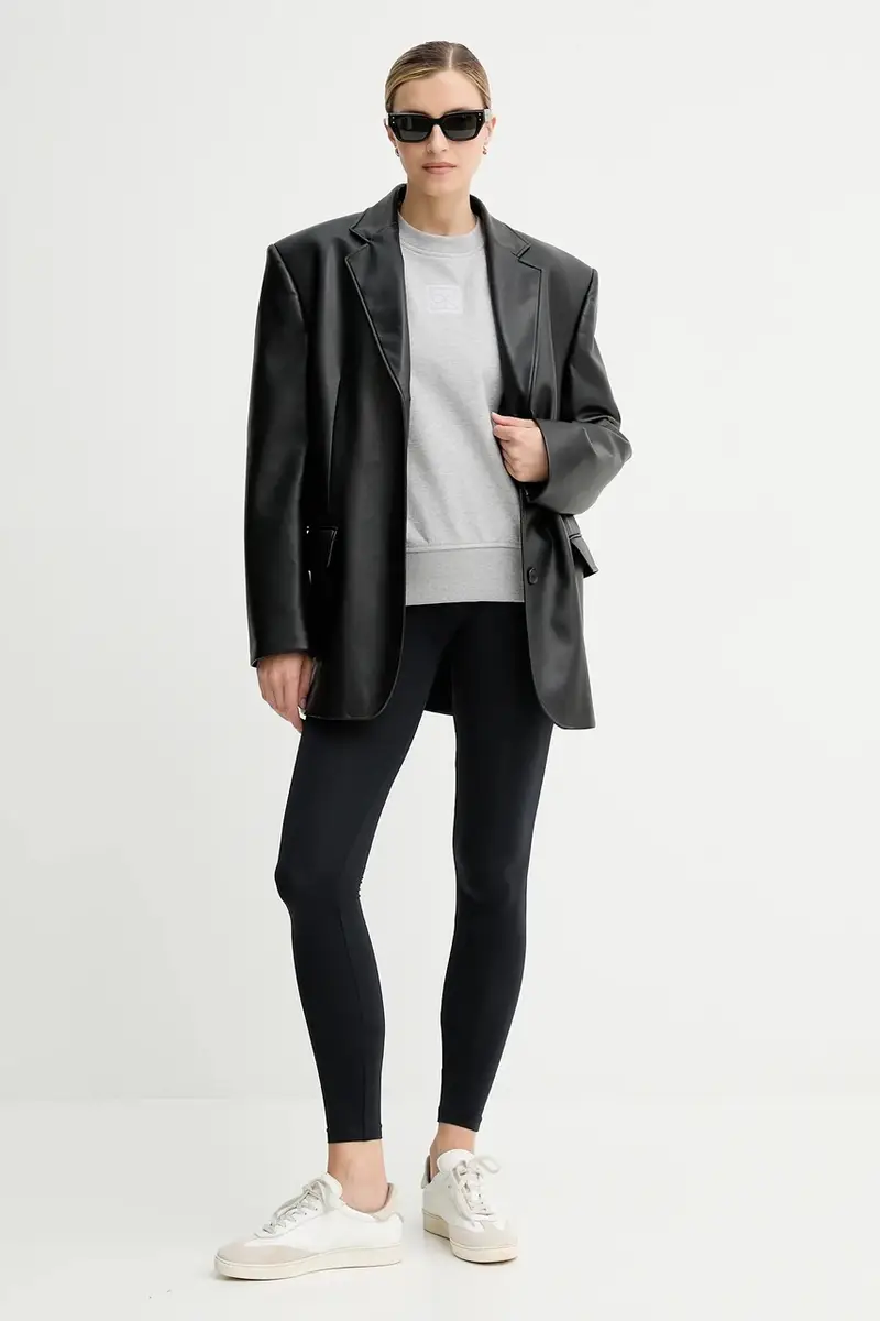 felpa donna colore grigio LV044D203G miniatura 2