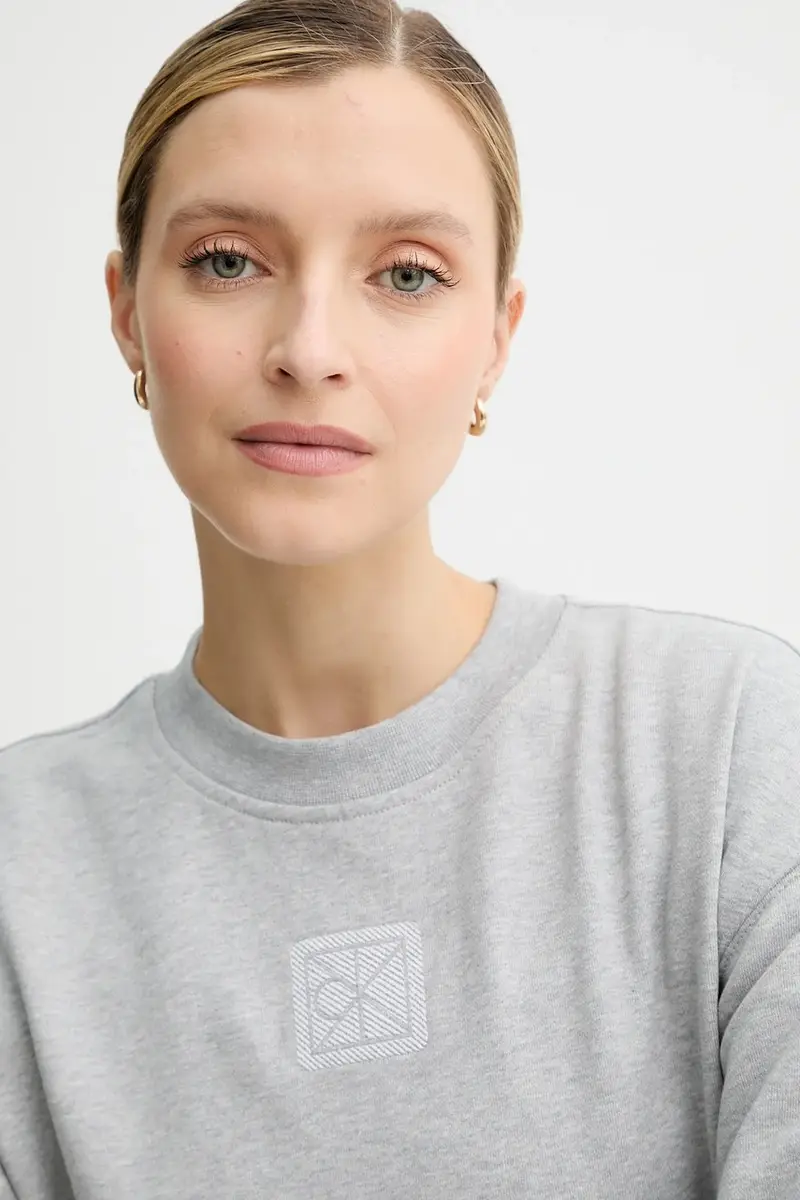 felpa donna colore grigio LV044D203G miniatura 4