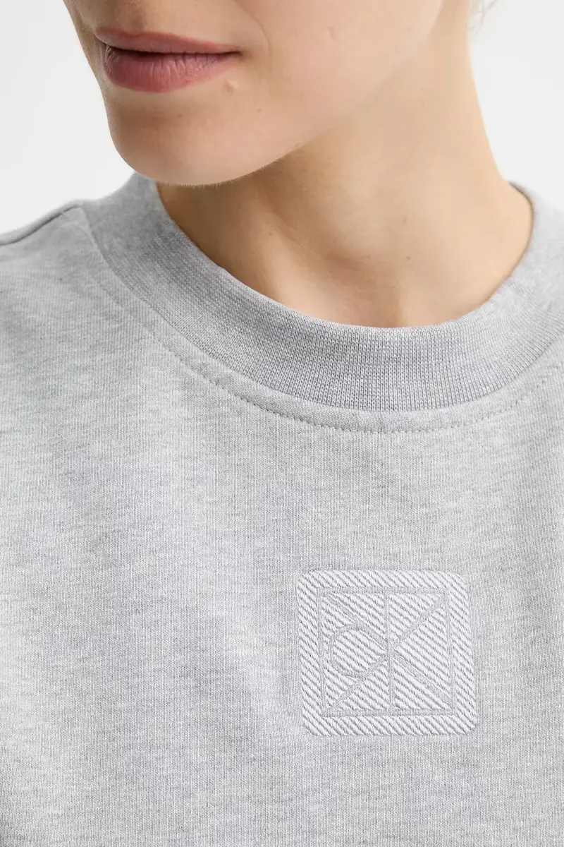 felpa donna colore grigio LV044D203G miniatura 5