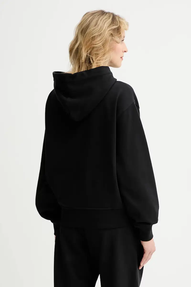 felpa donna colore nero con cappuccio LV044D204G miniatura 3