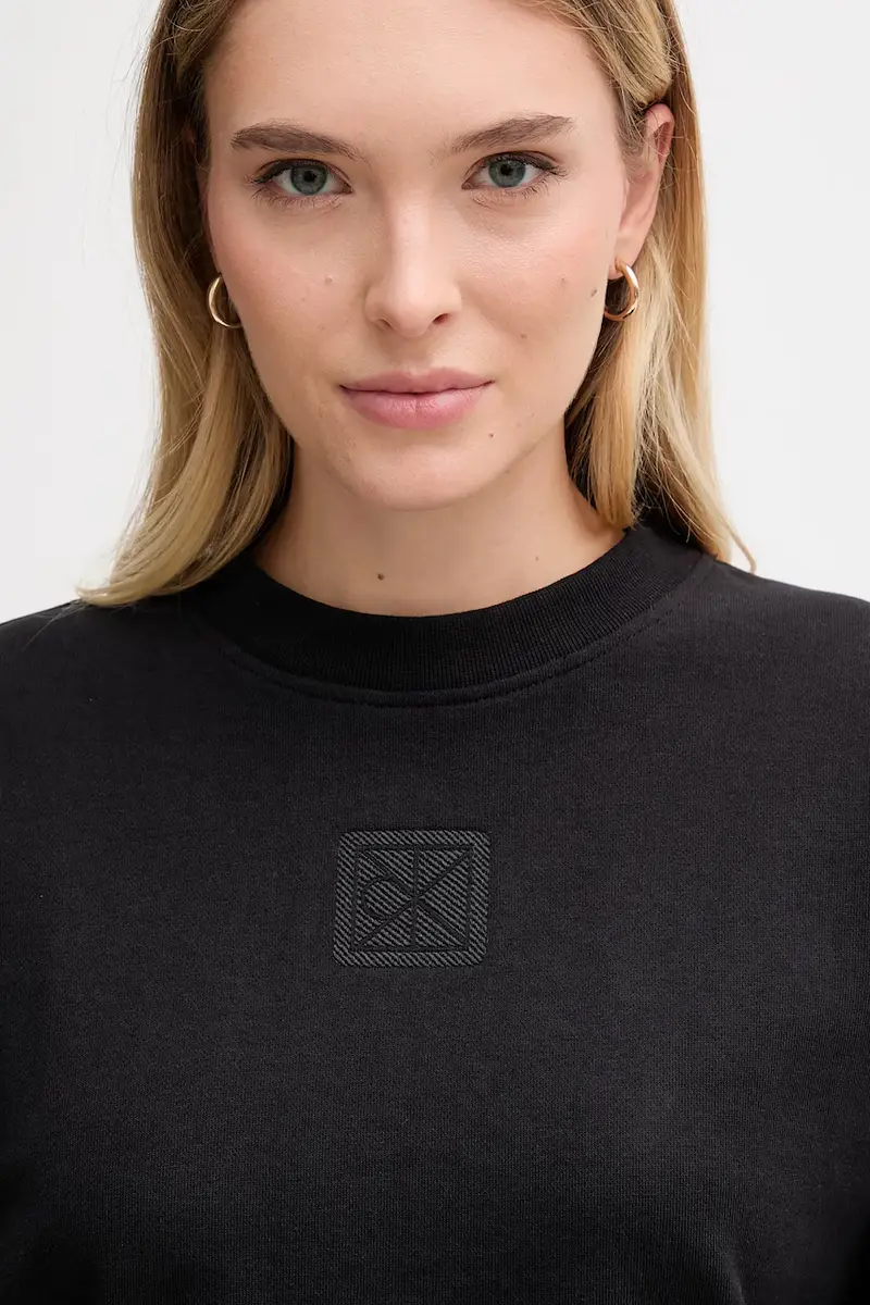 felpa donna colore nero LV044D203G miniatura 3