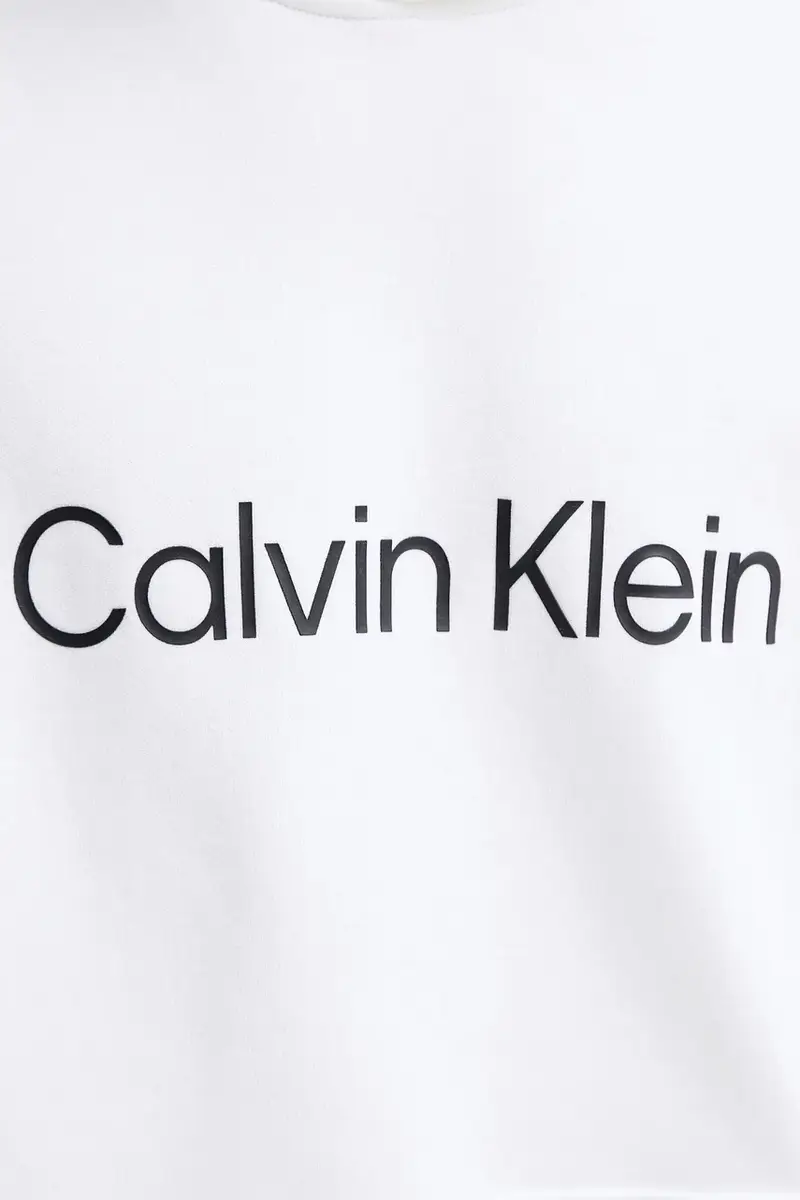 felpa in cotone Bianco miniatura 5