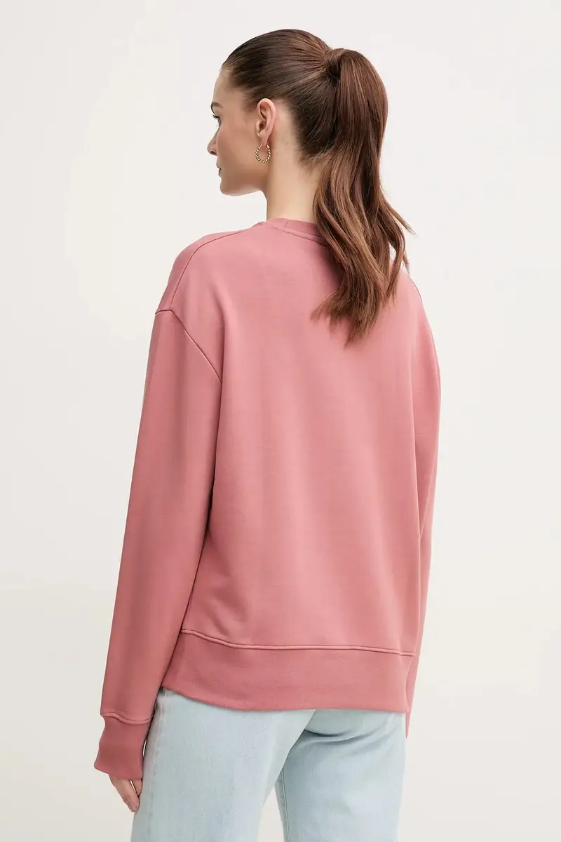 felpa in cotone donna colore arancione K20K208092 miniatura 3