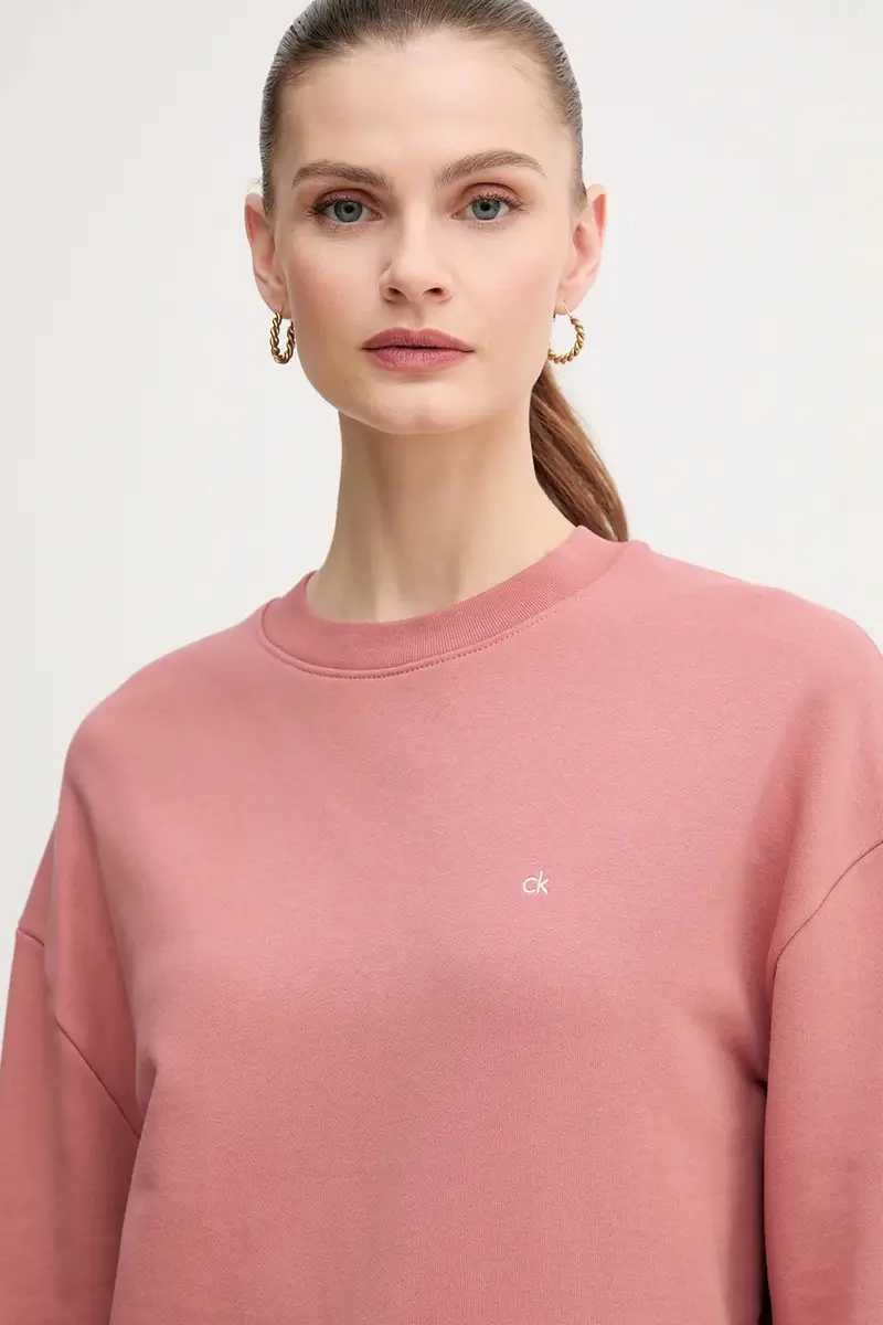 felpa in cotone donna colore arancione K20K208092 miniatura 4