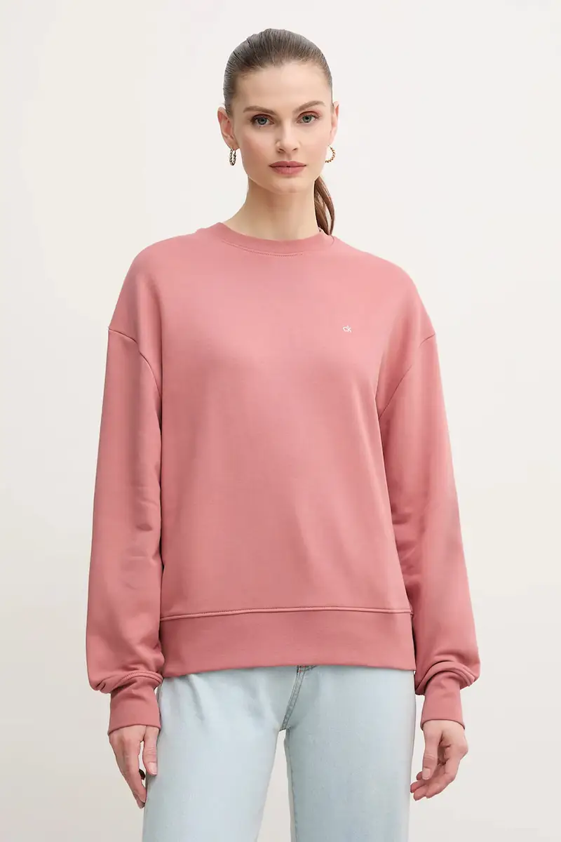 felpa in cotone donna colore arancione K20K208092