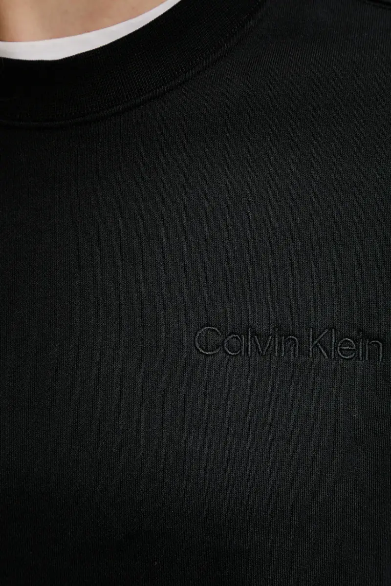 felpa in cotone donna colore nero con applicazione LV044C209G miniatura 5