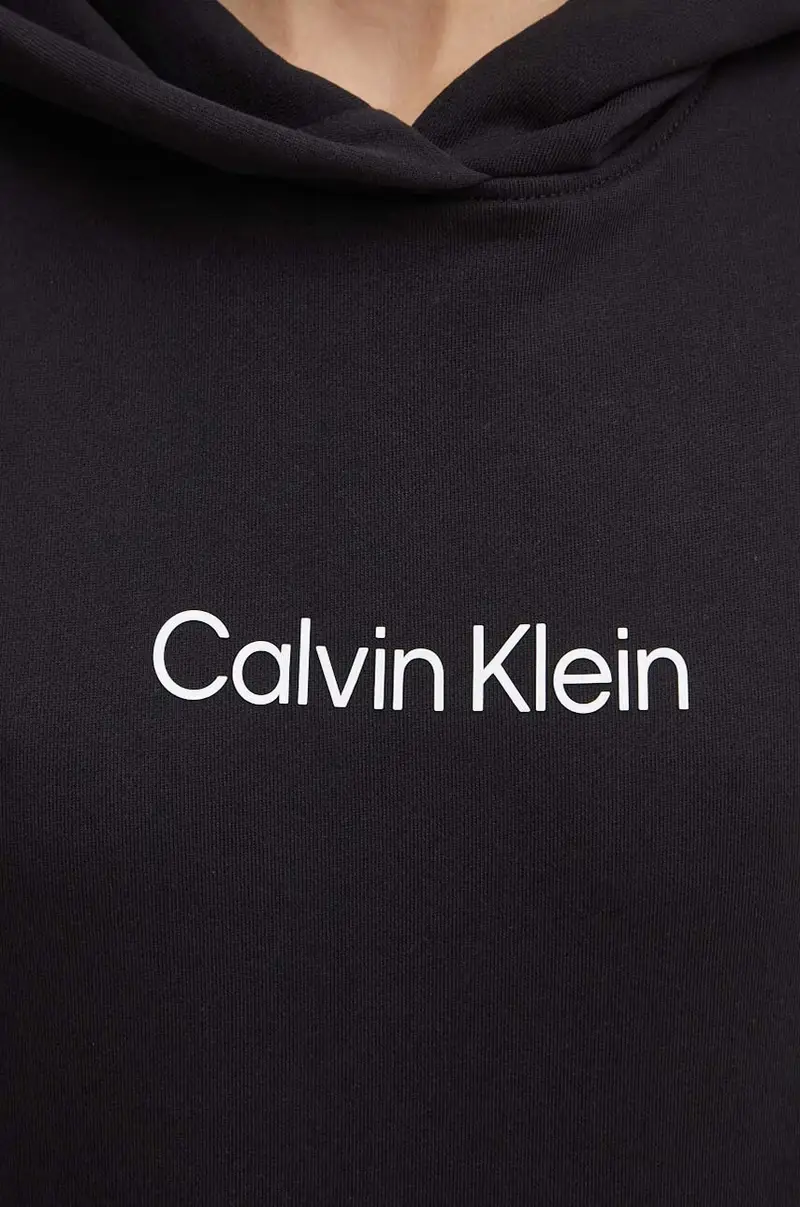 felpa in cotone donna colore nero con cappuccio K20K205449 miniatura 5