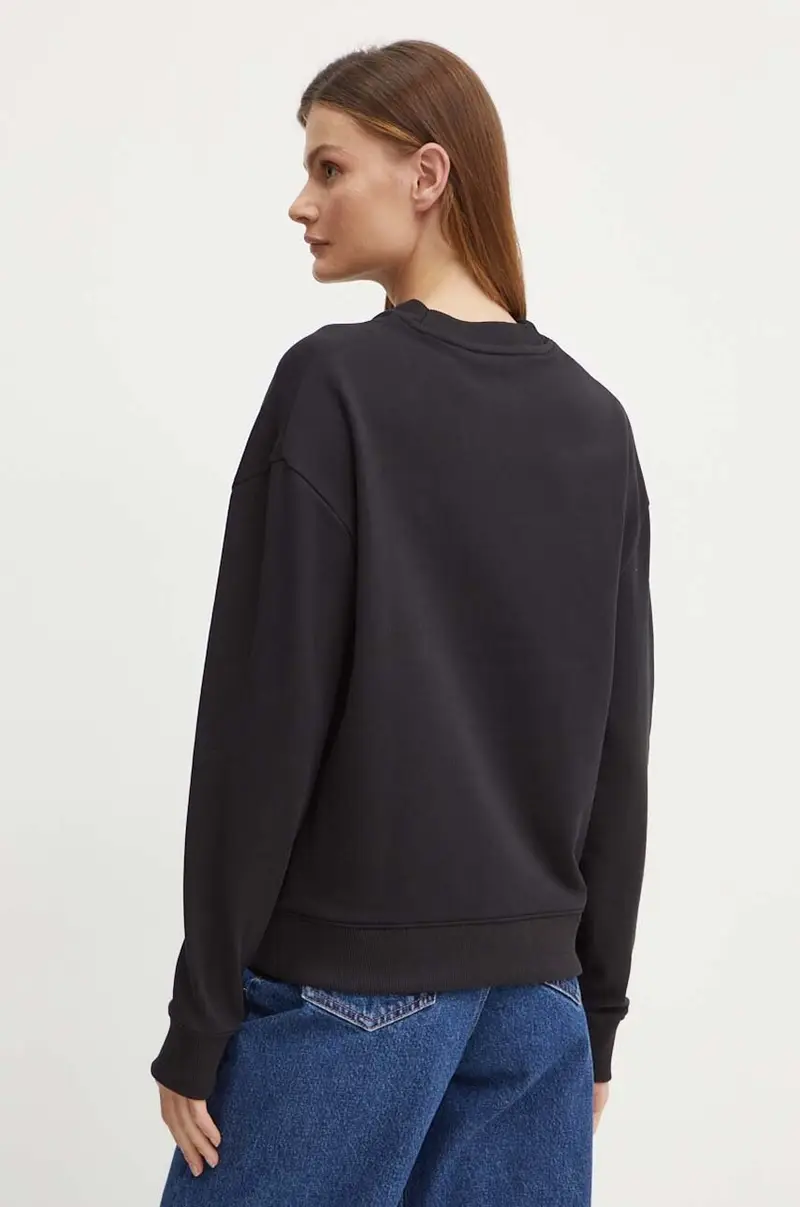 felpa in cotone donna colore nero K20K205450 miniatura 3