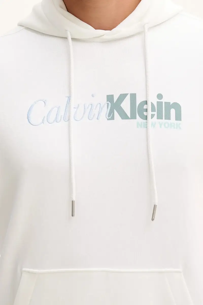 felpa in cotone uomo colore bianco con cappuccio LV04LD241G miniatura 5