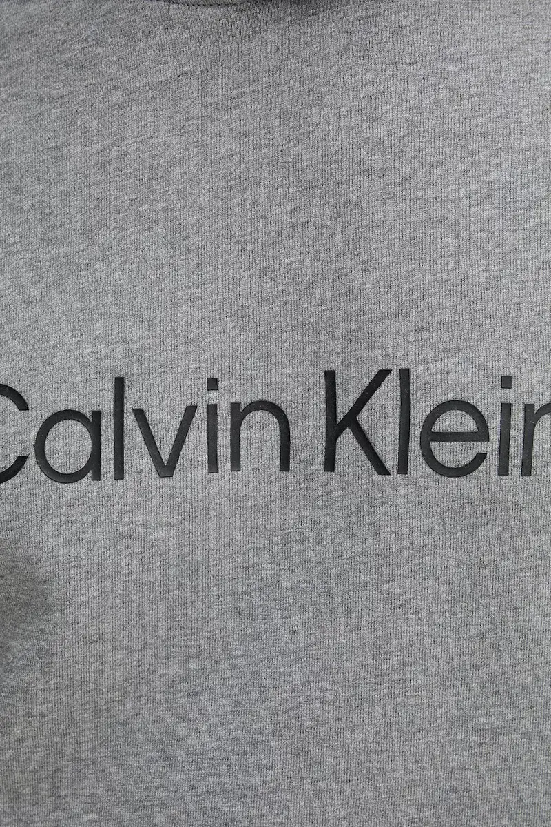 felpa in cotone uomo colore grigio con cappuccio LV14LD231G miniatura 5