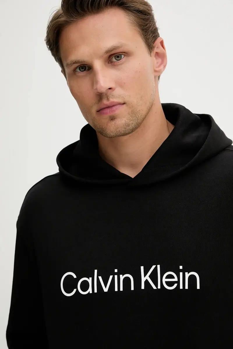 felpa in cotone uomo colore nero con cappuccio LV14LD231G miniatura 4