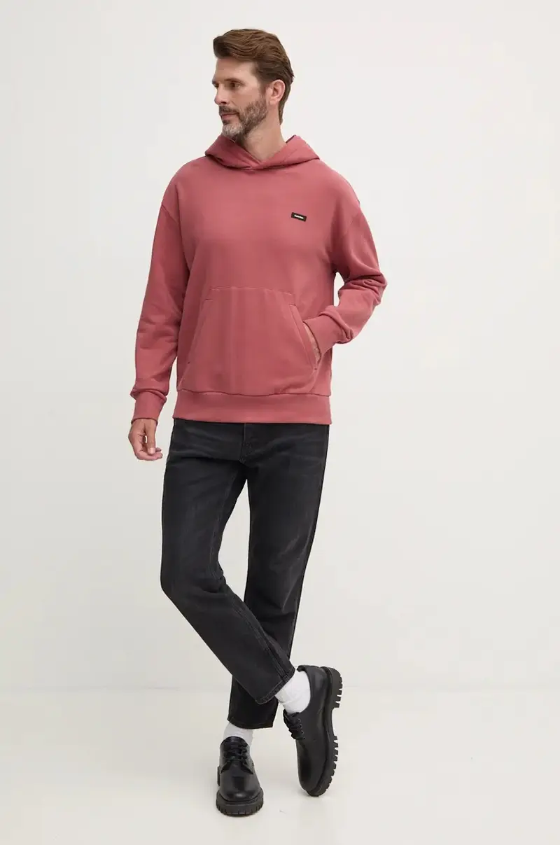 felpa in cotone Violetto miniatura 2