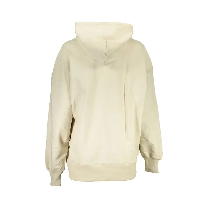 Calvin Klein Felpa Maniche Lunghe Donna beige con Cappuccio miniatura 2