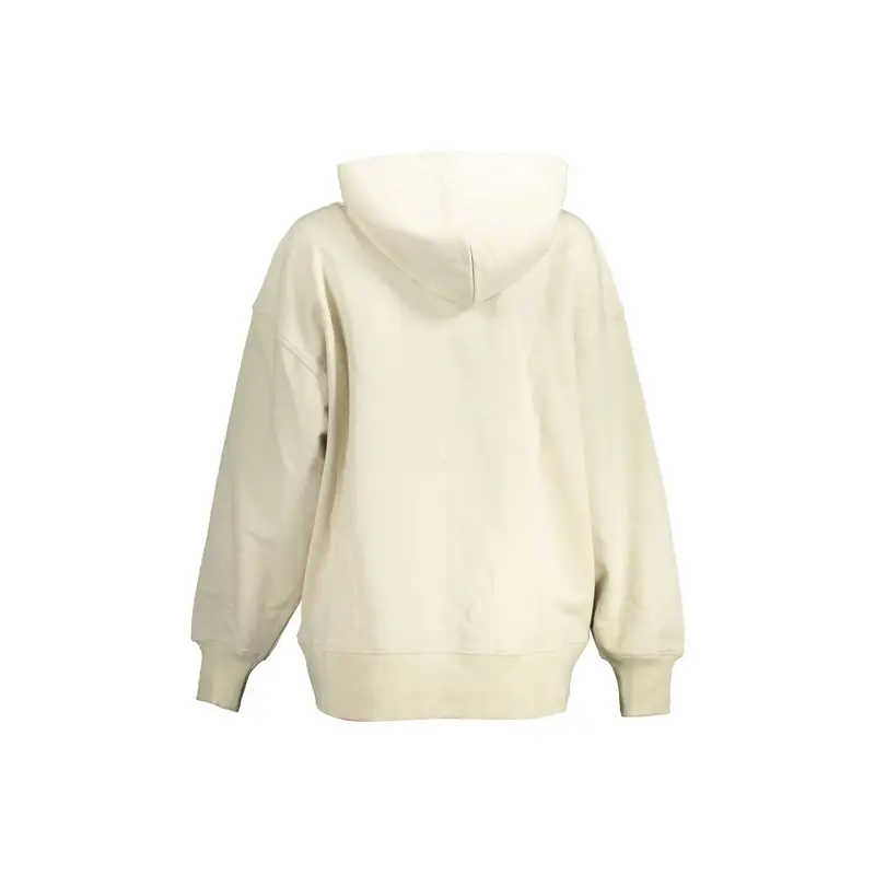 Felpa Maniche Lunghe Donna Beige Ricamo miniatura 2