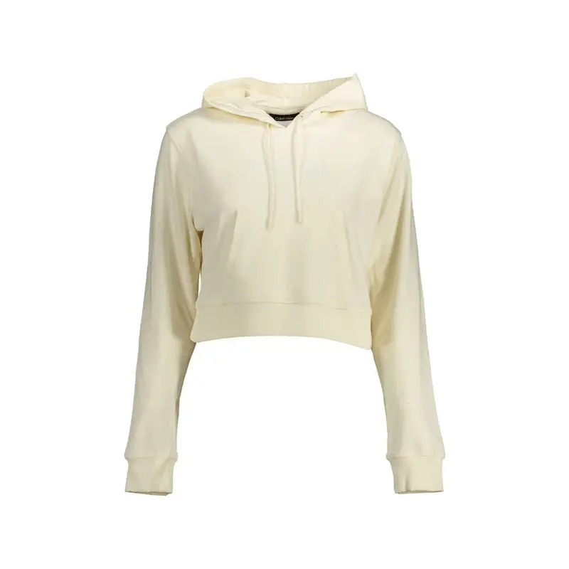 Felpa Maniche Lunghe Donna Bianca Stampa Bianco