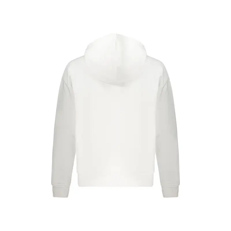 Felpa Maniche Lunghe Donna Bianca Stampa Bianco miniatura 2