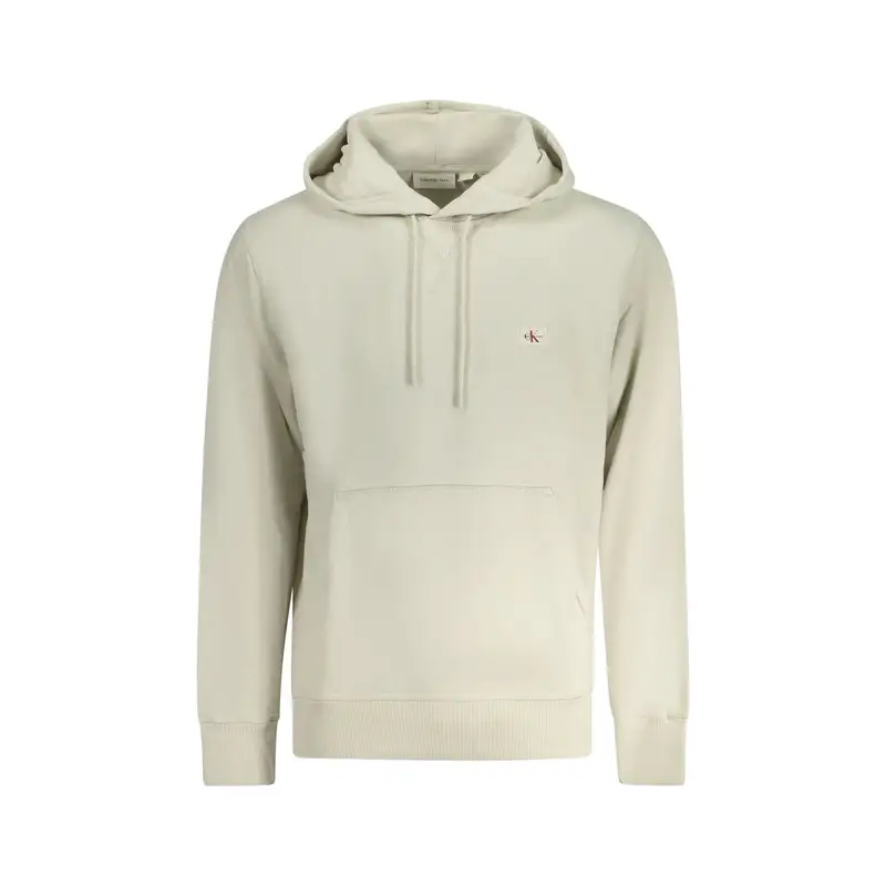 Calvin Klein Felpa Maniche Lunghe Uomo beige con Logo