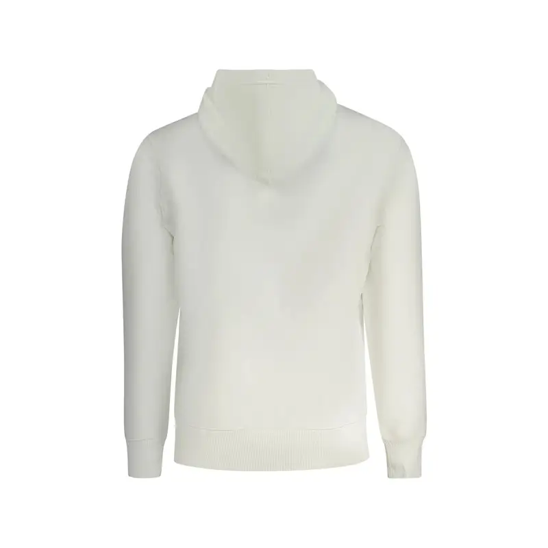Calvin Klein Felpa Uomo Bianca con Cappuccio e Logo miniatura 2