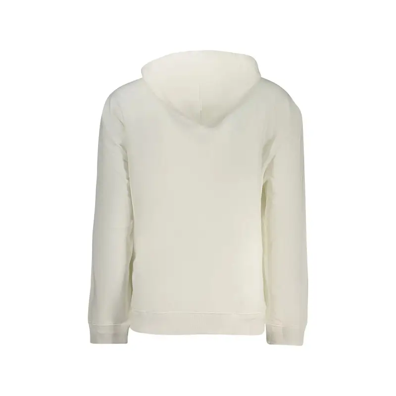 Felpa Maniche Lunghe Uomo Bianca Logo Bianco miniatura 2