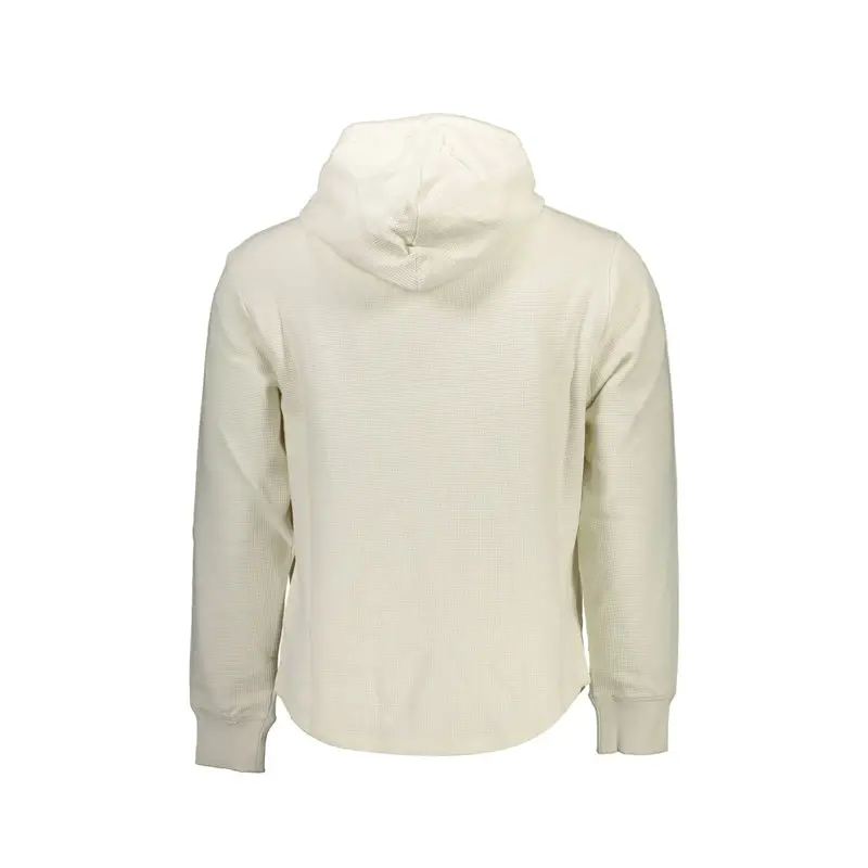 Felpa Maniche Lunghe Uomo Bianca Ricamo Bianco miniatura 2