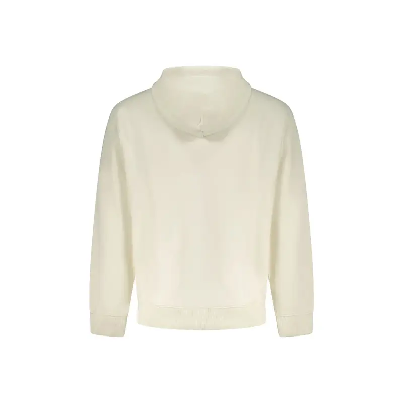 Felpa Maniche Lunghe Uomo Bianca Ricamo Bianco miniatura 2