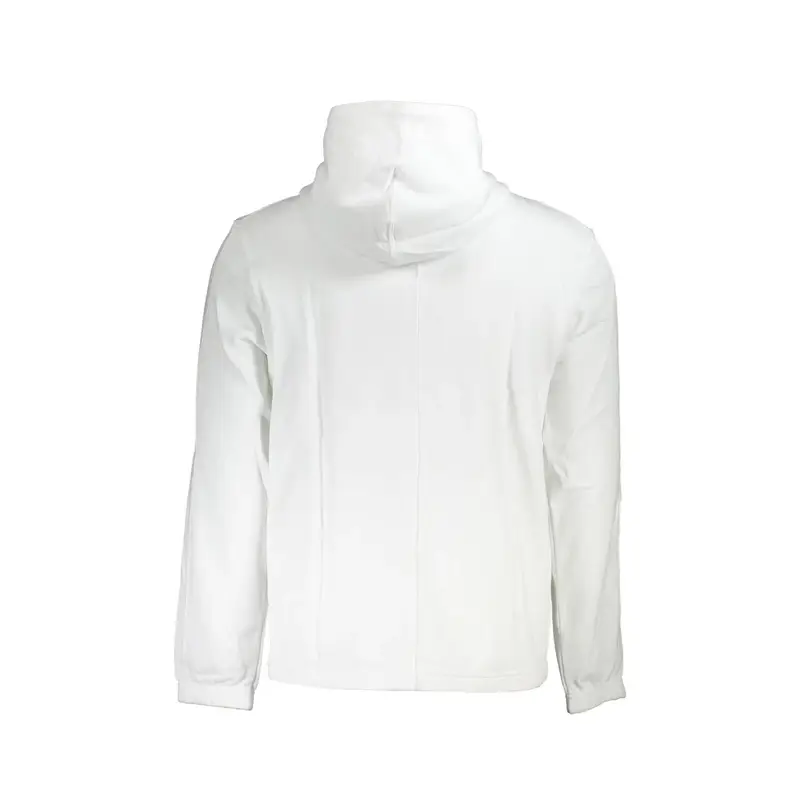 Felpa Maniche Lunghe Uomo Bianca Stampa Bianco miniatura 2