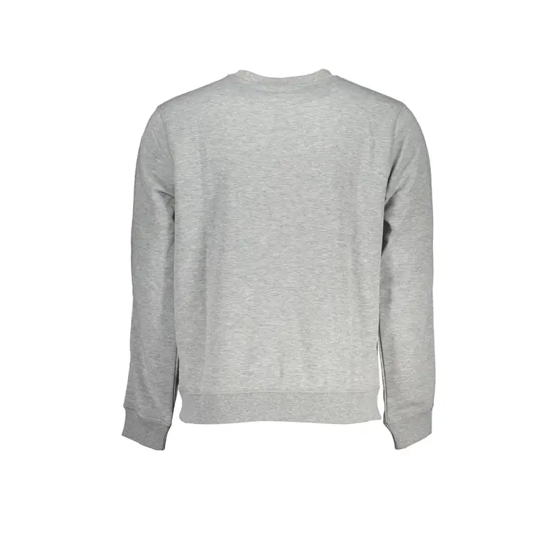 Calvin Klein Felpa Maniche Lunghe Uomo Grigia con Stampa Logo miniatura 2