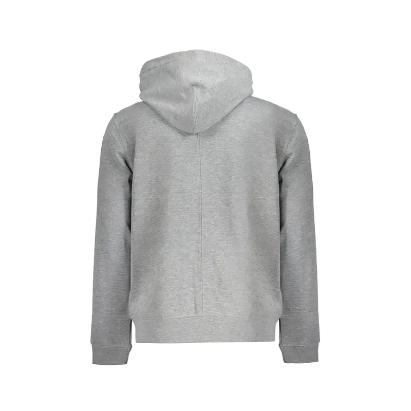 Calvin Klein Felpa Uomo Grigia con Zip miniatura 2