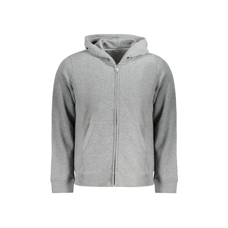 Calvin Klein Felpa Uomo Grigia con Zip