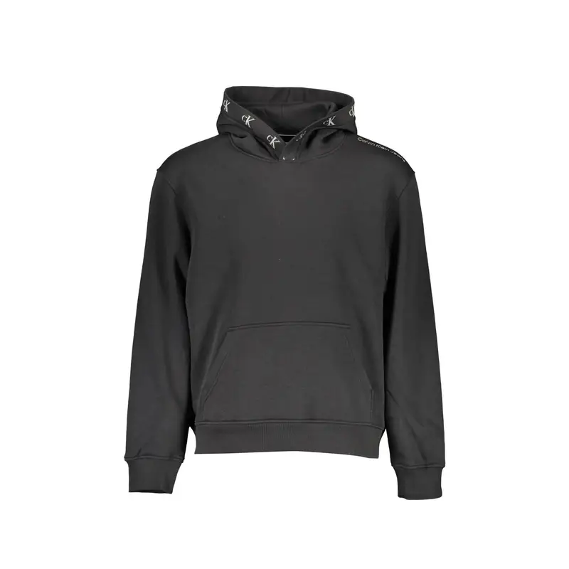 Calvin Klein Felpa Uomo Nera con Cappuccio e Logo