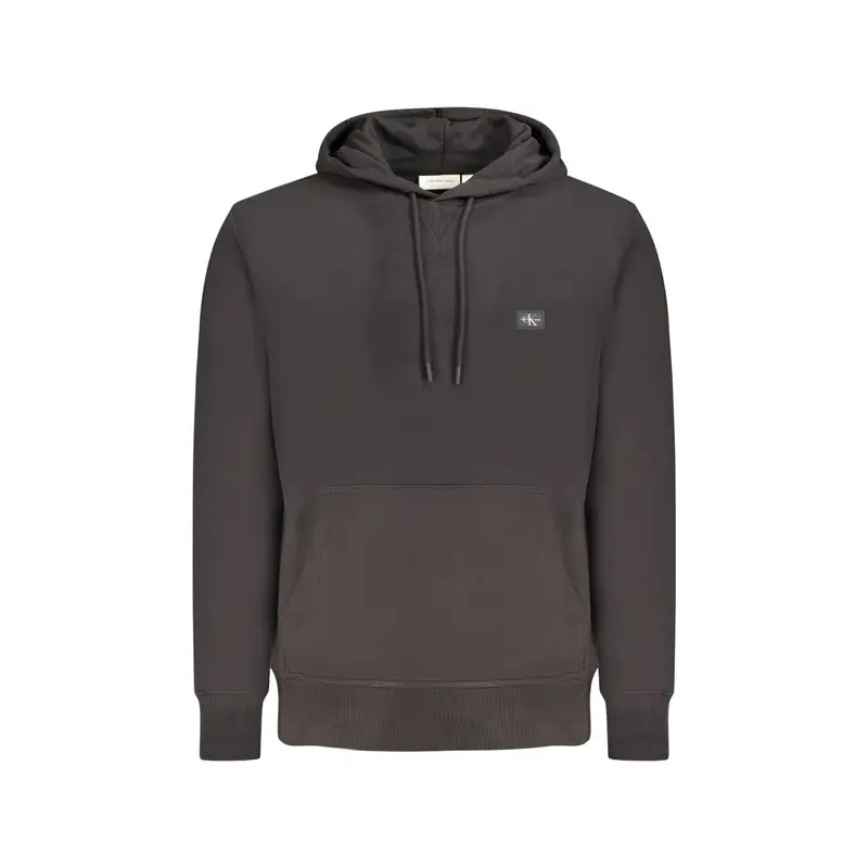 Calvin Klein Maglia Maniche Lunghe Uomo Nera con Cappuccio