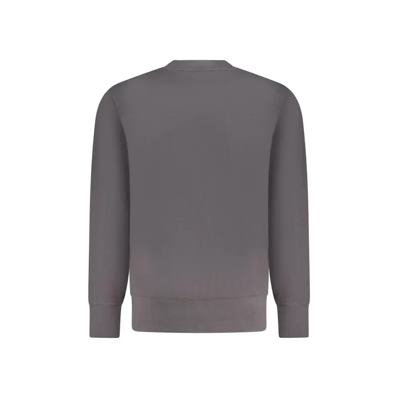 Calvin Klein Felpa Uomo Maniche Lunghe Nera con Logo miniatura 2