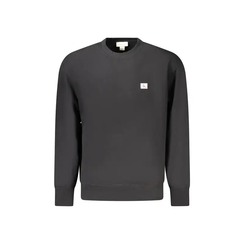 Calvin Klein Maglia Maniche Lunghe Uomo Nera con Logo