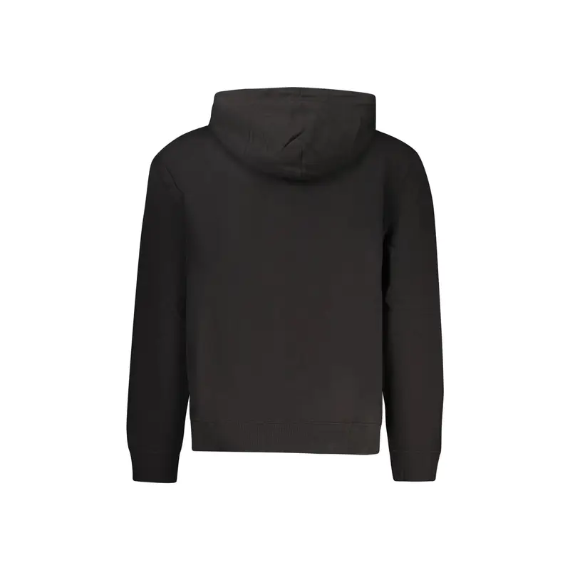 Felpa Maniche Lunghe Uomo Nera Ricamo Nero miniatura 2