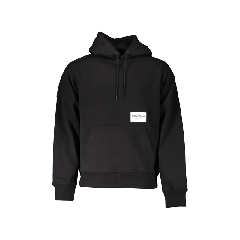 Calvin Klein Maglia Uomo Nera con Cappuccio e Logo