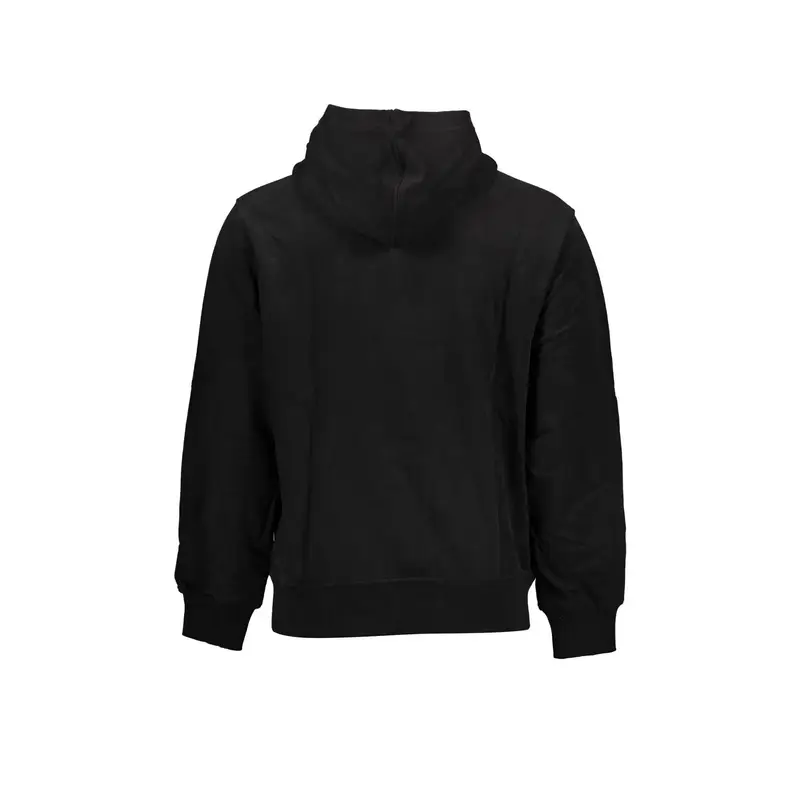 Calvin Klein Felpa Maniche Lunghe Uomo Nera con Stampa Logo miniatura 2
