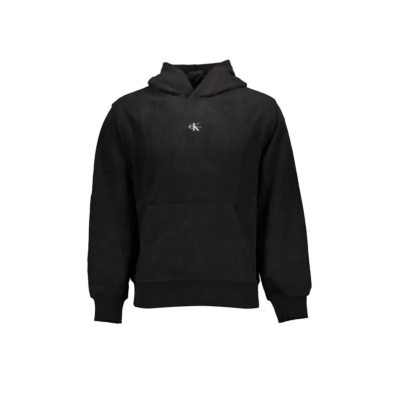 Calvin Klein Felpa Maniche Lunghe Uomo Nera con Stampa Logo