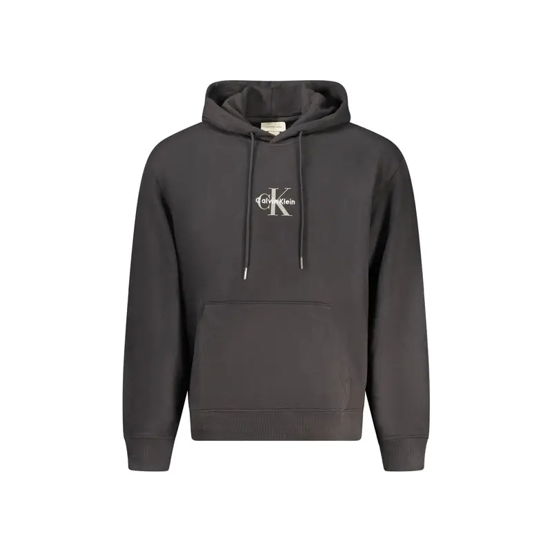 Calvin Klein Felpa Maniche Lunghe Uomo Nera con Logo