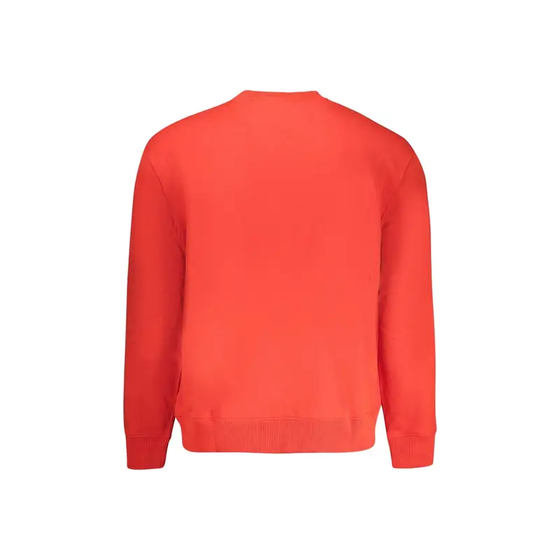 Felpa Maniche Lunghe Uomo Rossa Ricamo Rosso miniatura 2