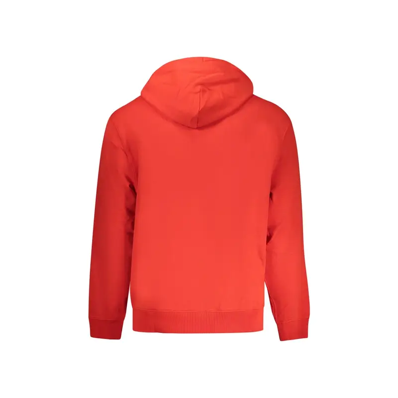 Felpa Maniche Lunghe Uomo Rossa Ricamo Rosso miniatura 2